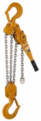 finish and plated frame components Safe, well covered automatic load reaction brake Freewheel mechanism Short