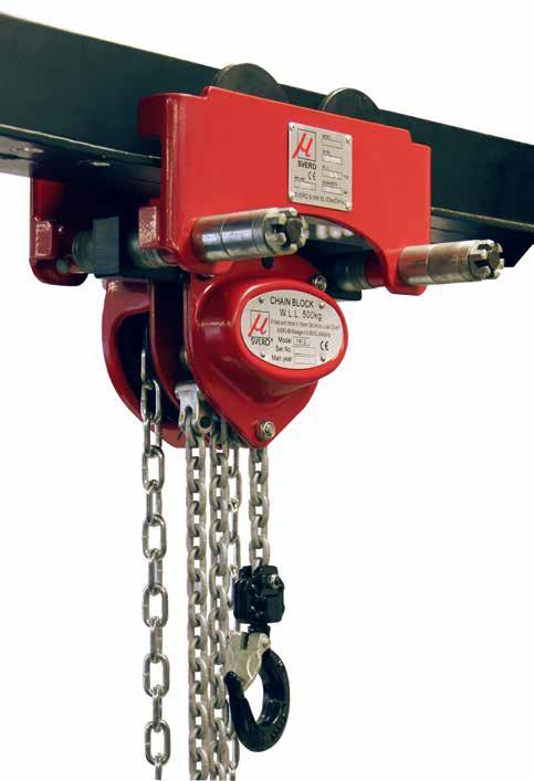 BLOCKVAGN/TROLLEY - 27 Model 2712 2714 WLL (kg) 500 1000 Min curve radius () 800 900 Std