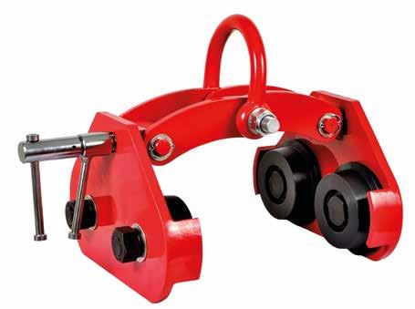 88 113 J () 25 30 44 K () 32 38 43 BALKKLÄMMA/BEAM CLAMP - Model 1HDC Typ B På hjul, justerbar / On wheels, Adjustable Model 1HDC 3000B 6000B 10 000B WLL (kg) 3000 6000 10 000 Load test (kg)