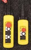 efficiency load limiter, bathed in oil Insulation class F, protection IP 55 Accessible control box Pendant with emergency stop button Factory tested with 25 % overload Fläkt Fan 8 / 14 meter 20 / 26