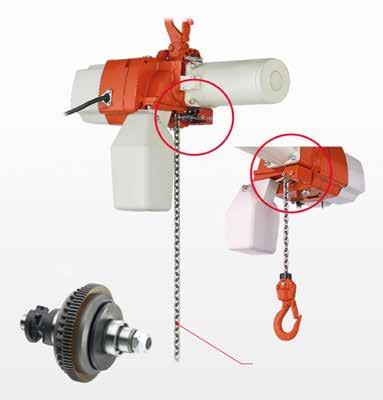 Elektrisk telfer Electric Chain Hoist Eltelfer/Chain Hoist 1ED 60, 100, 160, 180 kg Liten, kompakt och med låg egenvikt Lyfter snabbt 2 lyfthastigheter Högkvalitativ mekanisk broms