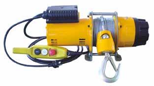 VINSCH/ELECTRIC WINCH - 1SA Model 1SA200 1SA300 1SA500 1SA750 1SA1000 Model TIGER-System Art no Maximum load (dan) 200 300 500 750 1000 Wire speed (m/min) 10-15 10-15 12-18 12-18 12-18 Pulling length