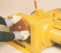 Pendant control ( 3 meter cable) - EC REGULATIONS (2006/42/EC): Emergency stop is Frequency variator (option) obligatory for all electric  3-Phase brak motor IP55 OPTIONAL EQUIPM INDUSTRIA, T