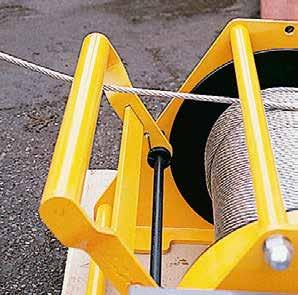 stops the winch in the event of an Facilitates correct INDUSTRIA, TE, TT AND PL-SERIES grooved drum used for alayer.