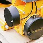 pendant control ( 3 meter cable) 3-Phase brake motor IP55 TE-model