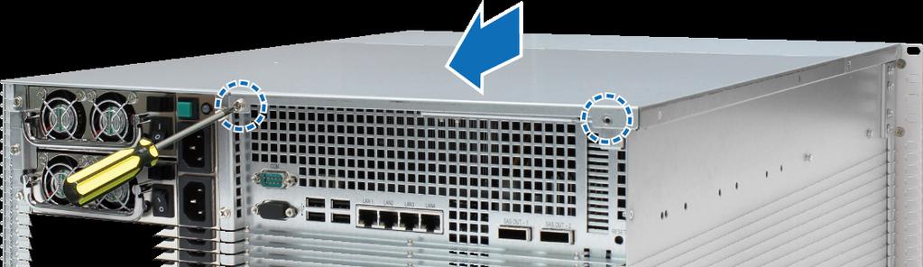 Lägg till en RAM-modul på RackStation Synology erbjuder RAM-moduler (4GB/8GB) som möjliggör en ökning av minneskapaciteten för din RackStation.