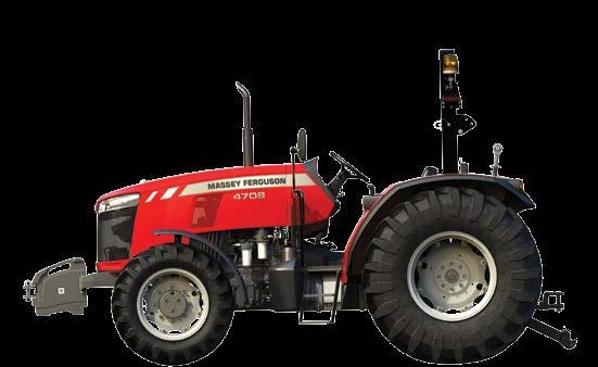 Dimensioner MF 4700 med plattform MF 4700 C C D E B A D E B A MF 4707/ MF 4708/ MF 4709 Fyrhjulsdrift A Total