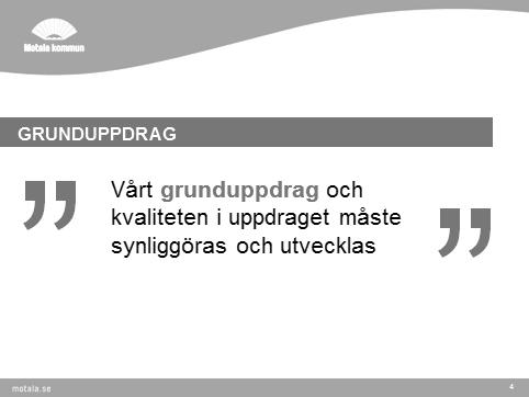 Motala kommun inför