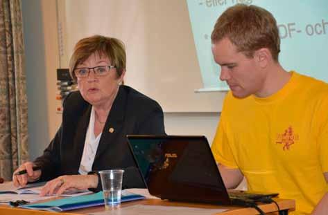 Bodil Fager Bergquist från Smålands-Idrotten ställde upp som mötesordförande och Markus Andersson var som vanligt sekreterare.