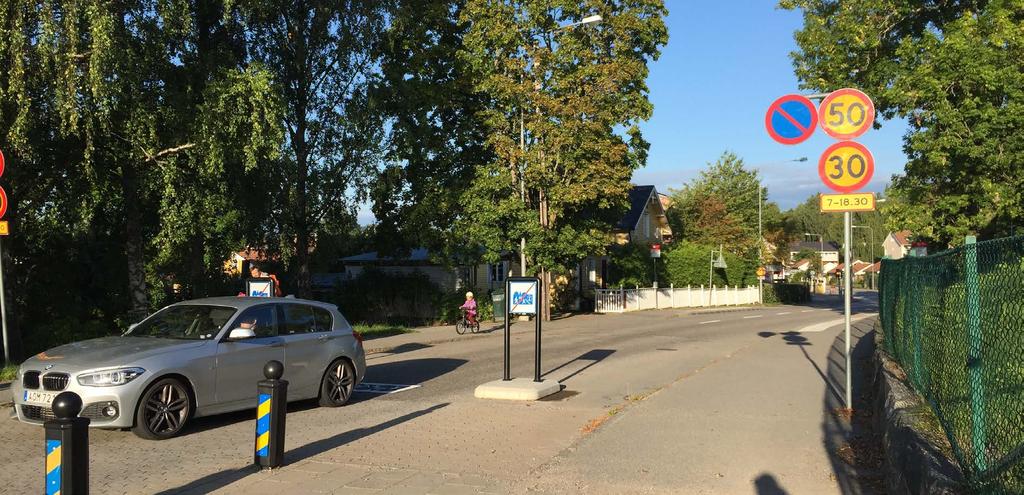 Resultatet visar tydligt att barnen inte vet hur och var de ska gå vilket gör det till otrygg trafikmiljö.