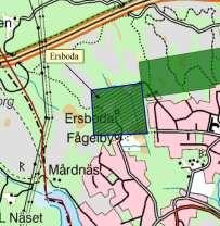 2. Mellersta och Norra Hallsta Karta 2, Översikt Salem 5:68,1 och Salem 5:68,2 Del av Salem 5:68,1 Kontoret utreder tillsammans med Salems kommun möjligheterna att exploatera mellersta och norra