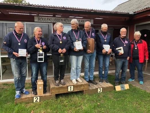 Slutligen vann Ulla C och Ulla H med 13 mot 10 poäng.