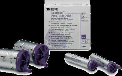 3M ESPE IMPREGUM PENTA SOFT QUICK Soft-monofasmaterial av polyetergummi, regular viskositet.
