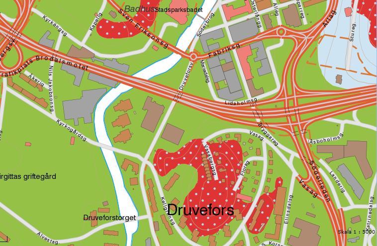 RAPPORT Figur 2. Översiktbild över aktuellt område. Röd ring visar lokalisering av Björnflokan 5 Lantmäteriets medgivande R50103251_170001. 3.1 Geologi Figur 3 visar jordartskarta från SGU.