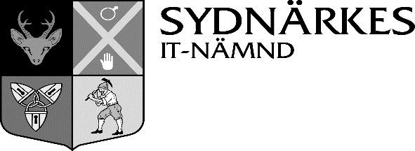 Kallelse 2016-02-17 1(8) SYDNÄRKES IT-NÄMND Tid Plats 15:00 Sammanträdesrum Ekeby, Kumla kommun Beslutande ledamöter Bo Rudolfsson (KD), ordförande Wendla Thorstensson (C), vice ordförande Per