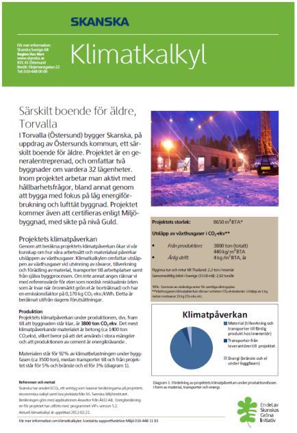 Kapaciteten finns hos entreprenörerna Andra nationella initiativ med krav på
