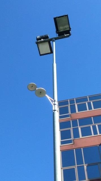 M är en meteorologisk station som mätte vindriktning och