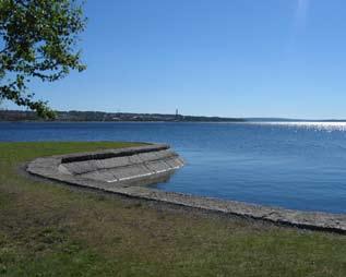 strandområden - frösön VALLA Bebyggelsen i Valla är förhållandevis ung, i huvudsak från 1950-talet och framåt.