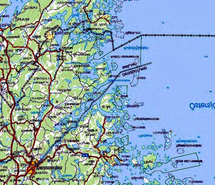 Bilaga 1 Karta 10 Utvidgade strandskyddsområden vid kust- och skärgården i Valdemarsviks kommun Tillhör Länsstyrelsens beslut 2015-01-12 Dnr 511-4534-14 = Utvidgat strandskydd = Detaljplanelagt