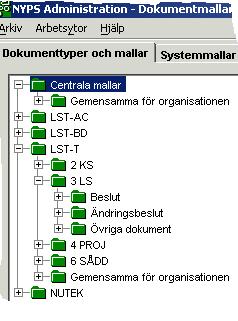En annan organisation har redan gjort en bra mall som med lite förfining passar den egna organisationens behov. 3. Den centrala mallens åtgärdstyp för automatiserad diarieföring i Diabas är felaktig.