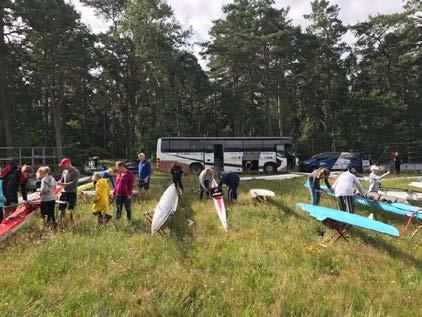 Vi höll oss långt fram i samtliga lagbåtsklasser för JB och JA.