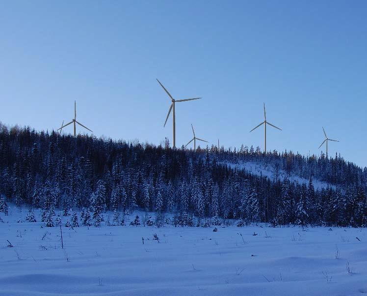 PROJEKTBESKRIVNING STIGSHÖJDEN 5/6 som visar att däggdjur inte verkar störas av vindkraftverk se figur 2.