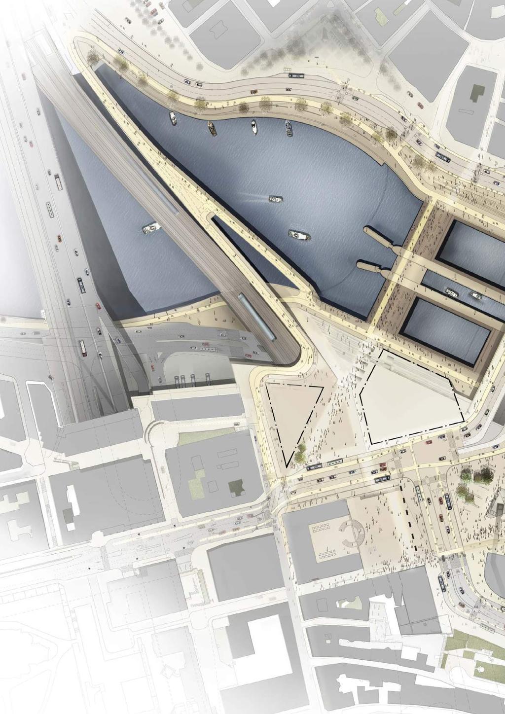 Munkbrokajen Gång- och cykelbron Slusstorget