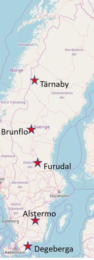 4. Om orterna där intervjuer genomförts Tärnaby har ca 500 invånare, en minskning med 10 procent sen år 2000, och turism som sin dominerande näring med en känd alpin anläggning som huvudattraktion.