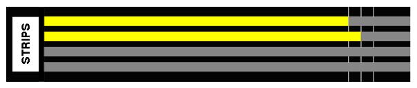 Sidan/ Page: 16 FIXTURS The strips should always be mounted so that it is no space between the start position on the fixture and the left end of the strip The