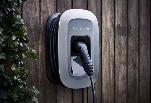 Väggmonterad laddbox, designad av