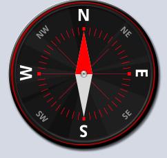 Funktoner Kompass 1 2 Kalbrera kompass? Ignorera Bekräfta 0.0 N Plen pekar alltd mot norr. 4 Kontrollera att det multfunktonella bakstycket nte är utfällt. Håll nstrumentet borta från alla magneter.