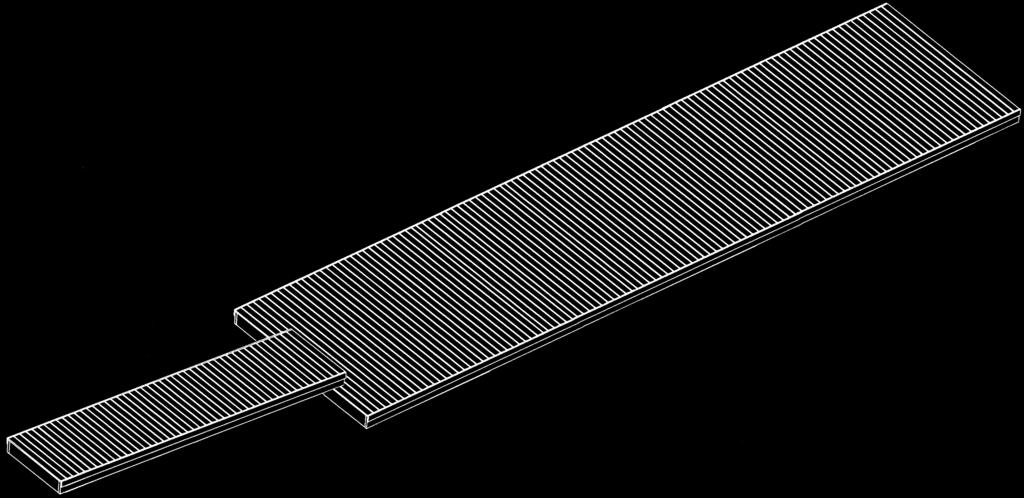 3 M BETONGPONTONBRYGGOR 3,00 m u EERO-BETONG Vår klart populäraste betongbrygga är tillräckligt lång för båtförtöjning och på den finns även rum för ett större sällskap.