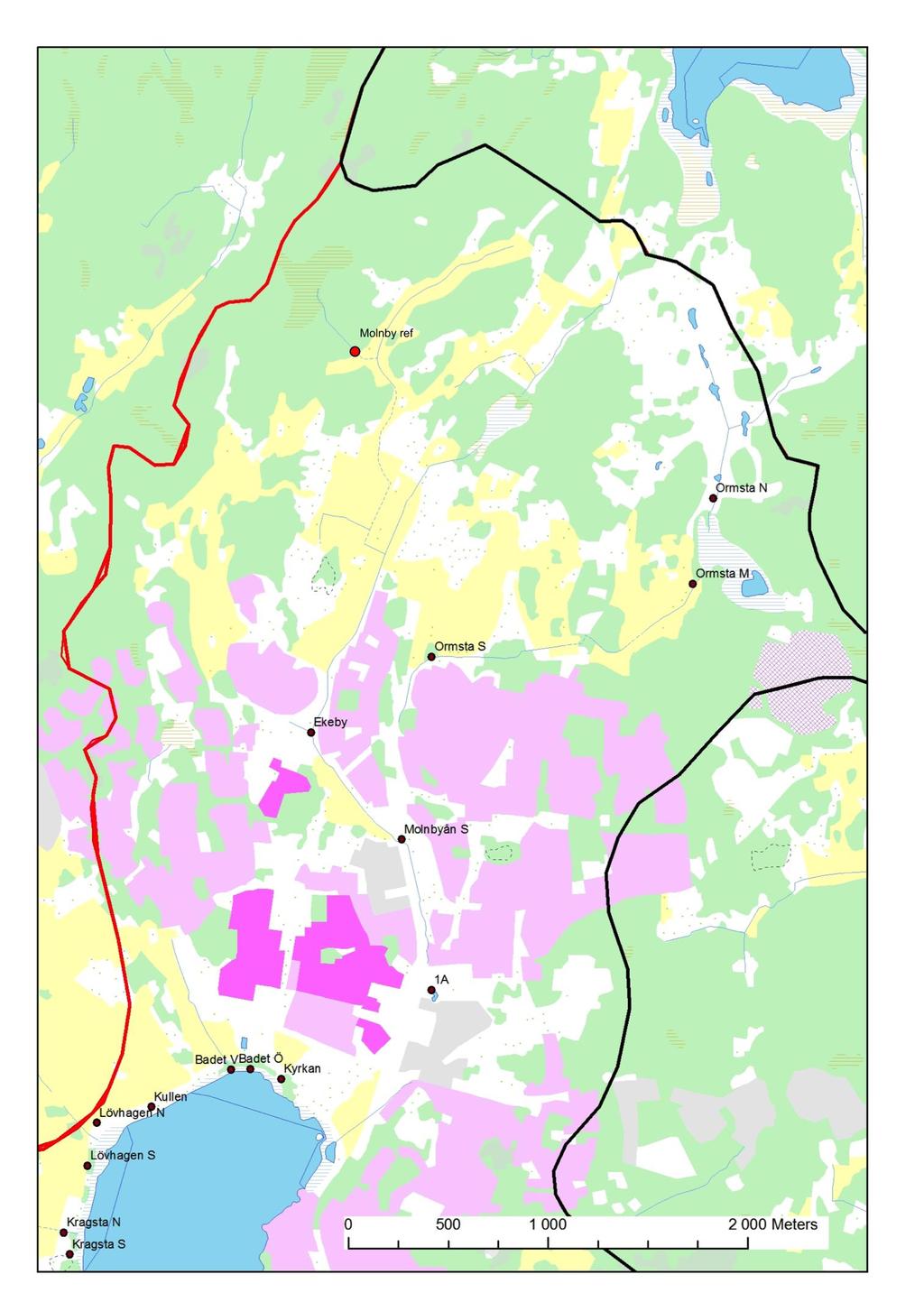 Ormstaåns delavrinningsområde: Ormsta N, Ormsta M, Ormsta S,