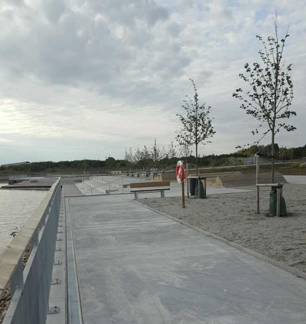 Sjön är större till ytan än vad som krävdes för att bara ta hand om dagvatten och med en landskapspark runt omkring har den både funktion och attraktion i området. (VA SYD, 2017b) 7.