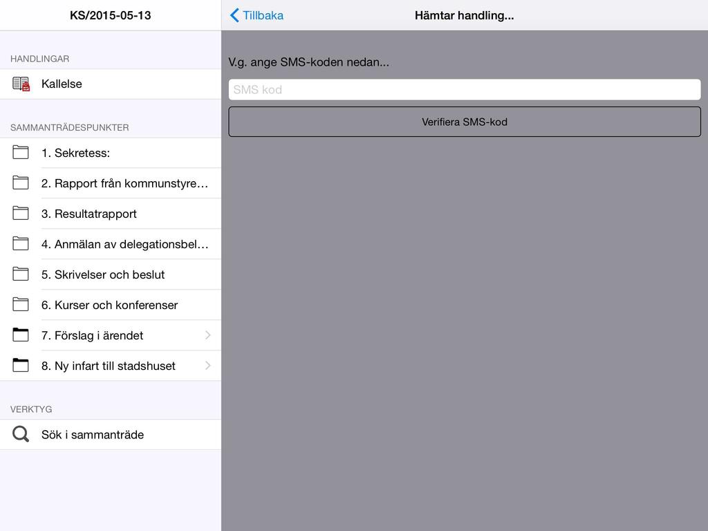 6.2 Sekretesshandlingar LexMeeting har stöd för sekretesshandlingar. Om ikoner används så kännetecknas sekretesshandlingar genom att de har ett litet rött lås framför sig.