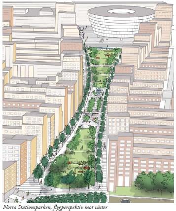 Introduktion Hagastaden är ett av kommunfullmäktige utpekat stadsbyggnadsprojekt. Fram till år 05 ska Norra Stationsområdet bebyggas och utvecklas till en helt ny del av staden.
