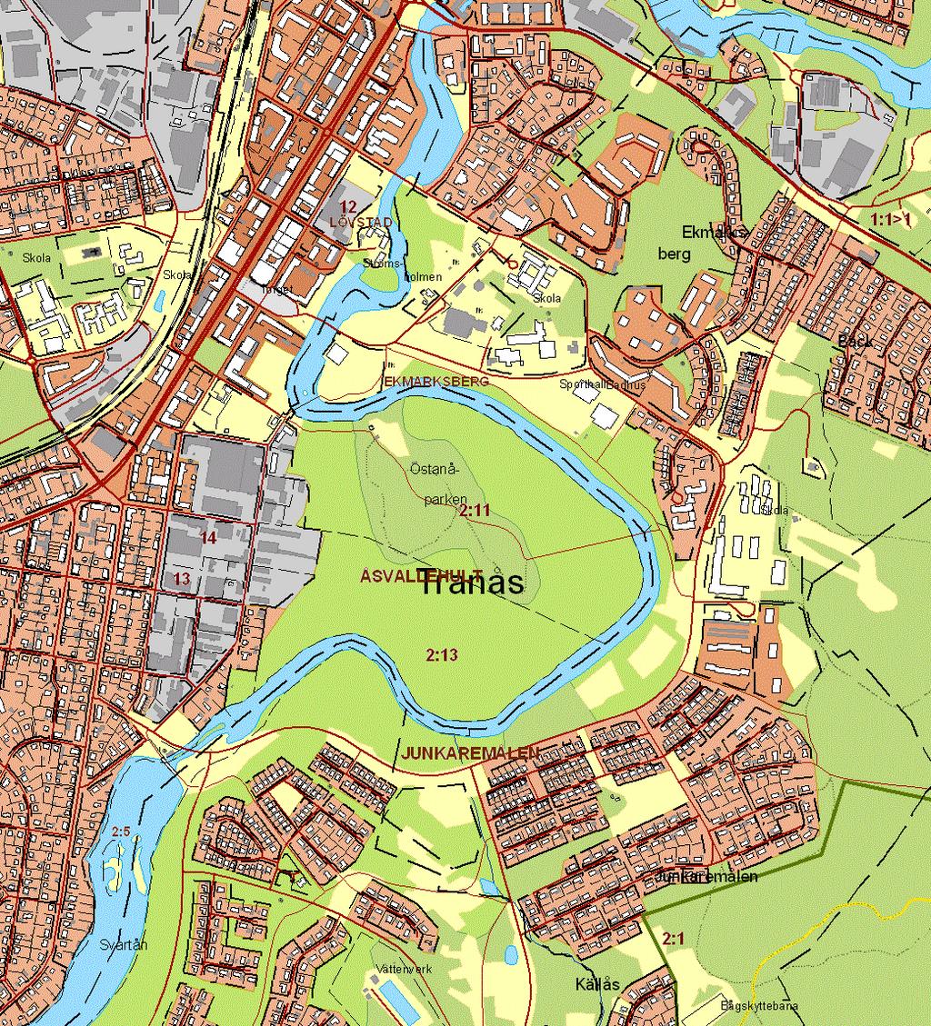 Detaljplan för Grusåsen 3 (Junkaremålsskolan) i Tranås stad, Tranås kommun Upprättad i maj 2009 av Plan- och byggavdelningen,