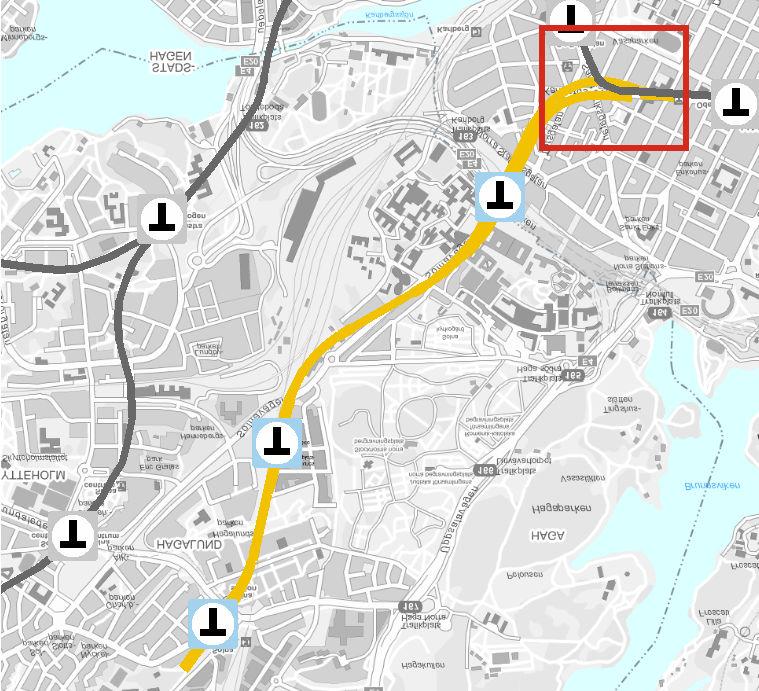 3310Y31240100_bilaga 1 PM Stomljud och vibrationer från spår i drift Bilaga 1 Skala (A3): 1:2,000 0 10 20 30 40 50 Meter Lantmäteriet, Geodatasamverkan Open Stockholm Teckenförklaring