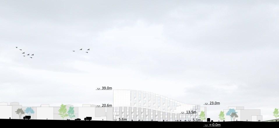 För Stettin 7 finns en antagen detaljplan för ett nytt bostadshus.