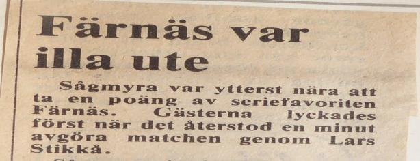 Då bommade Sollerö målvakten Groth och Hans Grubben hade bara att promenera in med bollen.
