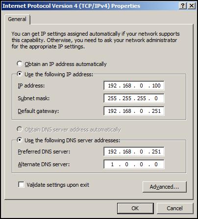 Skapa en direktanslutning från din dator till projektorn* 1. Aktivera "" DHCP-alternativet vid projicering. 2.