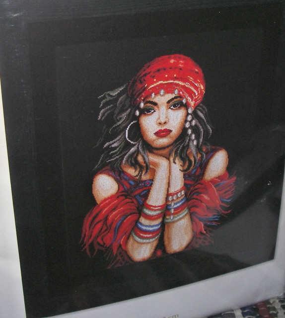 tr/cm. Storlek 29*33cm 2787 494 SEK Lanarte. Gypsy girl.