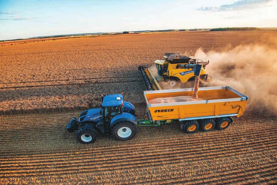 19 Spannmålstank med hög prestanda Spannmålstanken på 14 500 liter på CR9.90 och CR10.