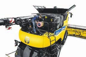 Motor- och hydraulolja kan snabbt kontrolleras.