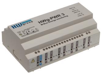M.4 Energimätare: M-bus-utrustning SAS-Hwg-PWR 3 - WEBserver för M-bus Egenskaper Mäter från 3 externa mätare (el, värme, gas eller vatten) med en