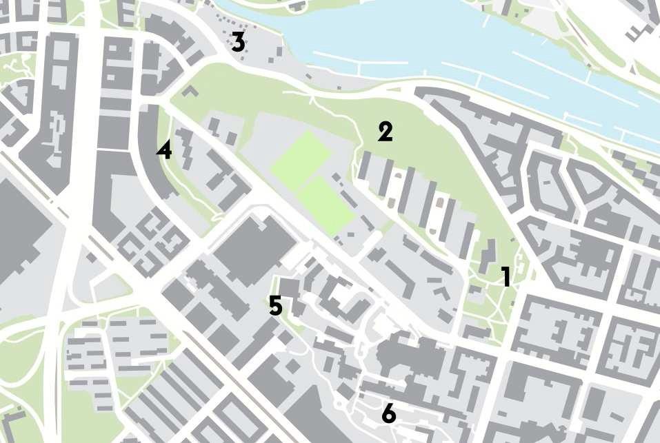 Sida 4 (14) Stadshagen upplevs som en grön stadsdel där en stor del av marken utgörs av parker och natur.