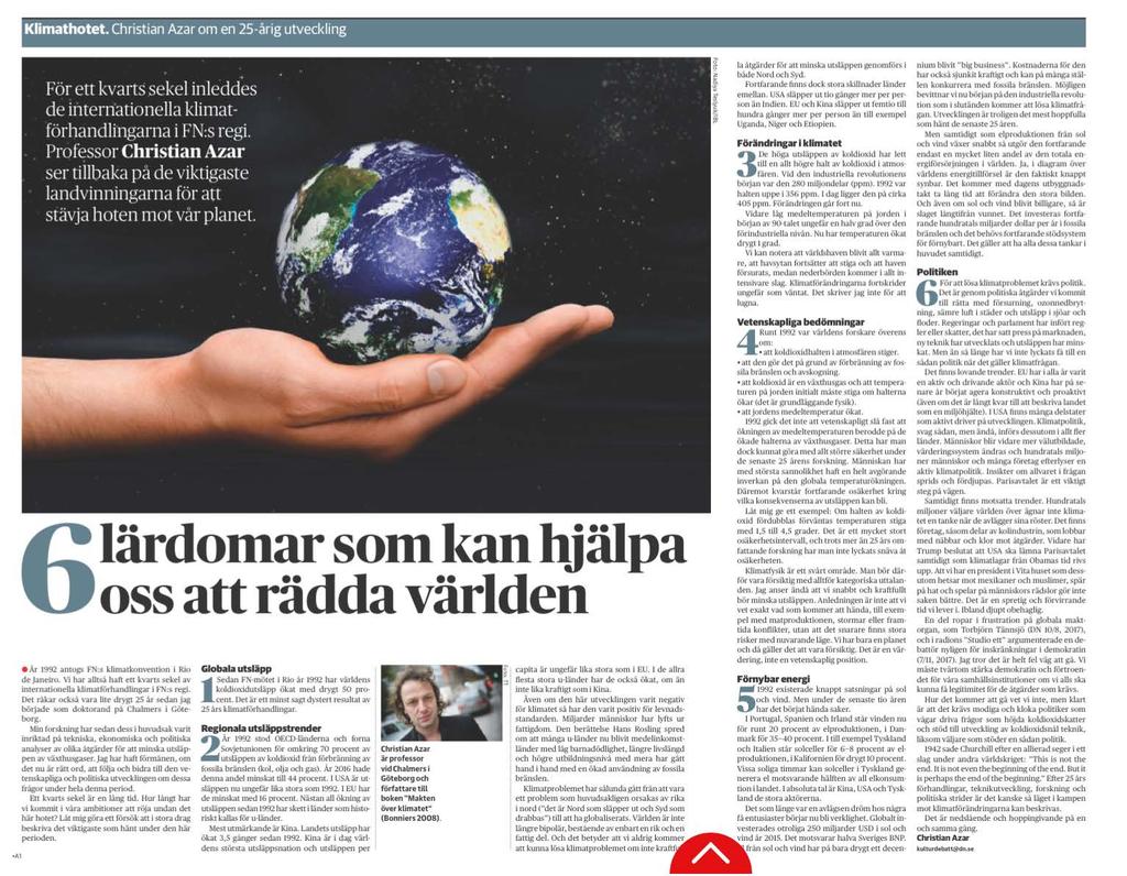 Människans påverkan på miljön Hur kan big data stödja planeringen gällande människans påverkan på naturen? Hur stor miljöpåverkan har städer?