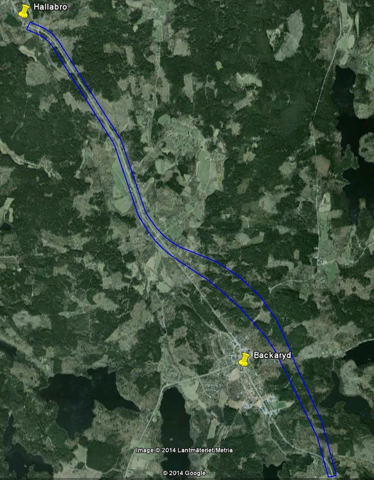 Anläggningsspecifika krav: #2 Nyhetsbrev Vägen ska utformas som en mötesfri 2+1 väg med dimensionerande hastighet 100 kilometer i timmen.