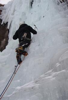 Höger fallet: WI4, 20meter?