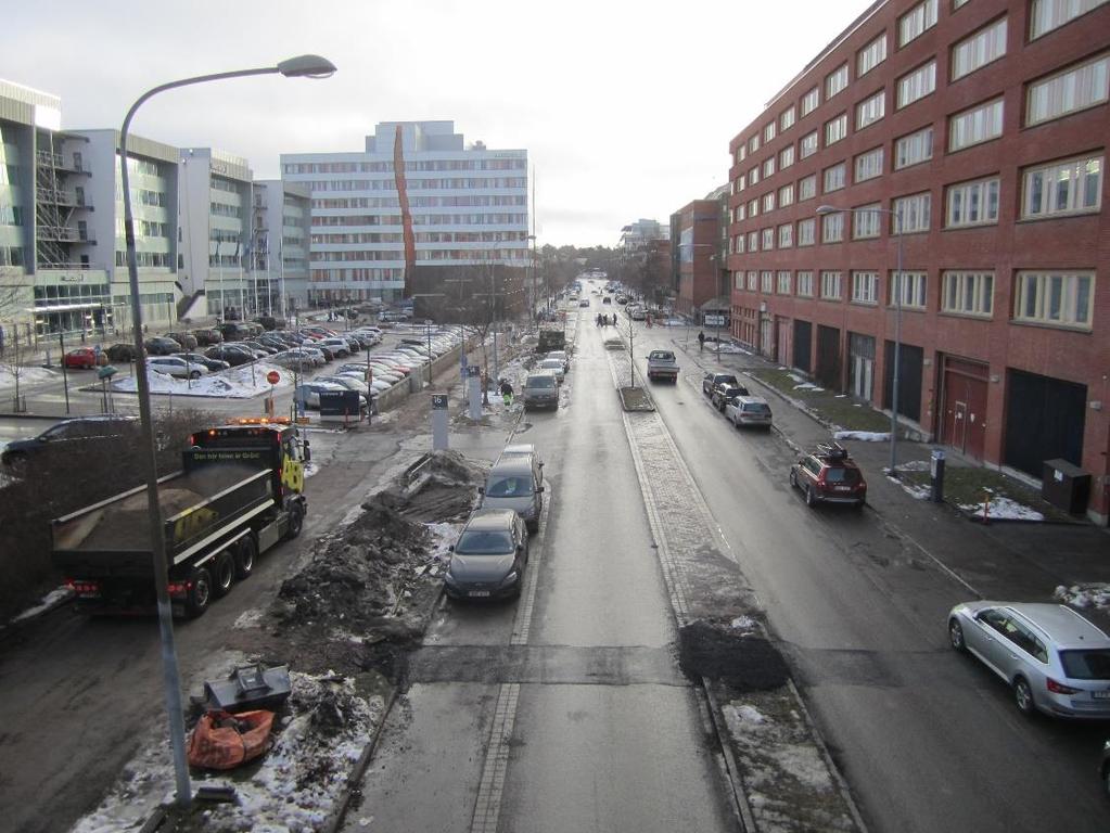 5 FIGUR 6 ISAFJORDSGATAN ÖSTER UT I dag finns begränsat med cykelparkeringspaltser.